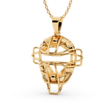 Baseball Catchers Mask Necklace