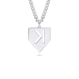 Baseball Pitchers Strikeout Backwards K Necklace
