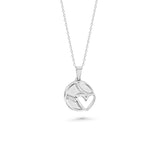 Softball Heart Necklace
