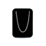 Micro Silver Cuban Link Chain | 3.5mm | Stainless Steel