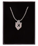 K Pendant and Chain