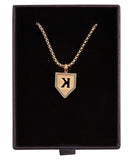 K Pendant and Chain