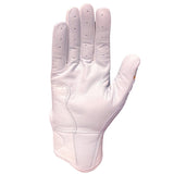Sting Squad Batting Gloves - White & Gold Chrome