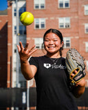 Women's Softball Black Tee