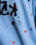 Paint The Black Crewneck - Bullpen Blue