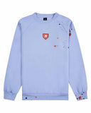 Paint The Black Crewneck - Bullpen Blue