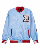 Sky Blue/Red Velo Klub Bullpen Jacket